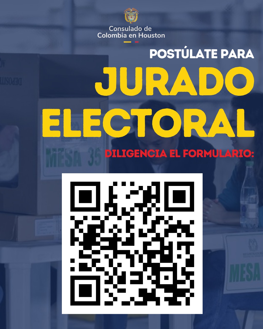 ¡Convocatoria abierta para interesados en participar como Jurados Electorales – Elecciones Colombia 2026!
