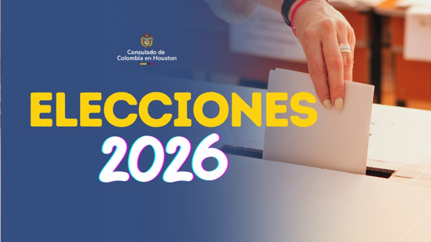 Inscripción de Cédulas y Jurados para las elecciones presidenciales de 2026 en el Consulado de Colombia en Houston