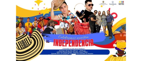 Celebración del 20 de julio de 2025 organizada por el Consulado de Colombia en Houston